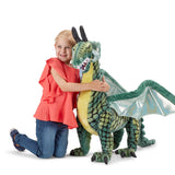 Winged Dragon Lifelike Plush Stuffed Animal D5