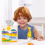 Wooden Animal Matching - Safari D6