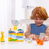 Wooden Animal Matching - Safari D6