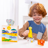 Wooden Animal Matching - Safari D9