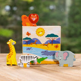 Wooden Animal Matching - Safari D9
