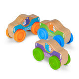 Wooden Animal Stacking Cars Z6