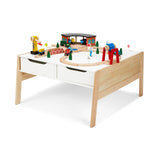 Wooden Art & Activity Table with Bins E3