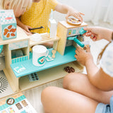 Wooden Cafe Barista Coffee Shop E4