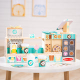 Wooden Cafe Barista Coffee Shop E4