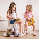 Wooden Chair Pair  - White P7