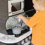 Wooden Chef's Kitchen - Charcoal B9