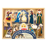 Wooden Christmas Nativity Set L3