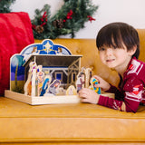 Wooden Christmas Nativity Set L3