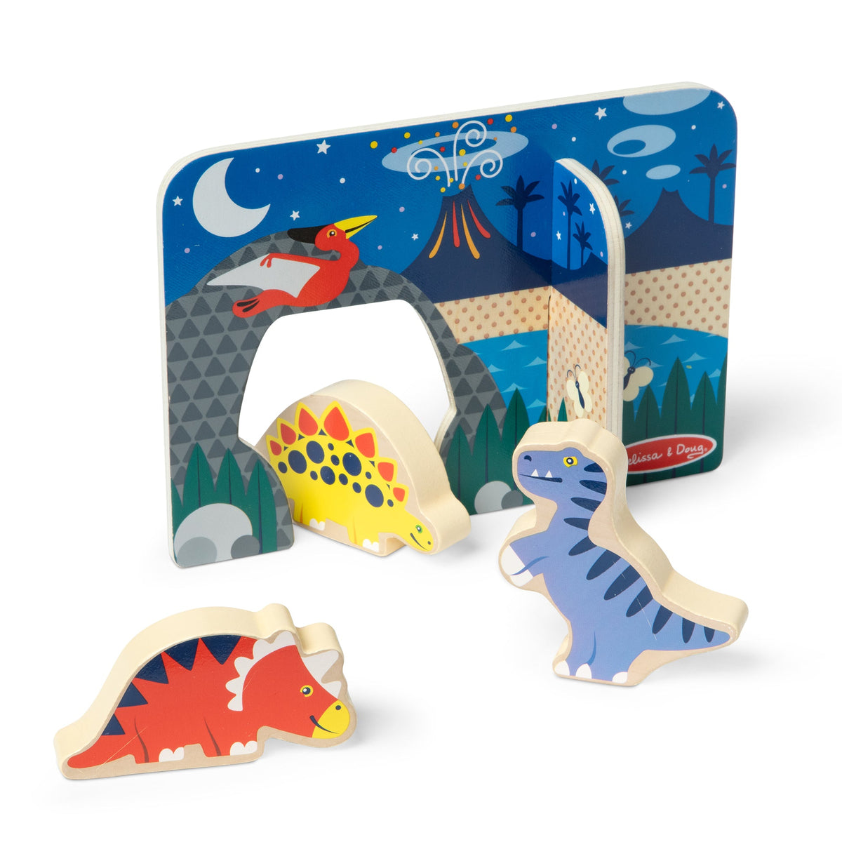 Wooden Dinosaurs Play Set D1