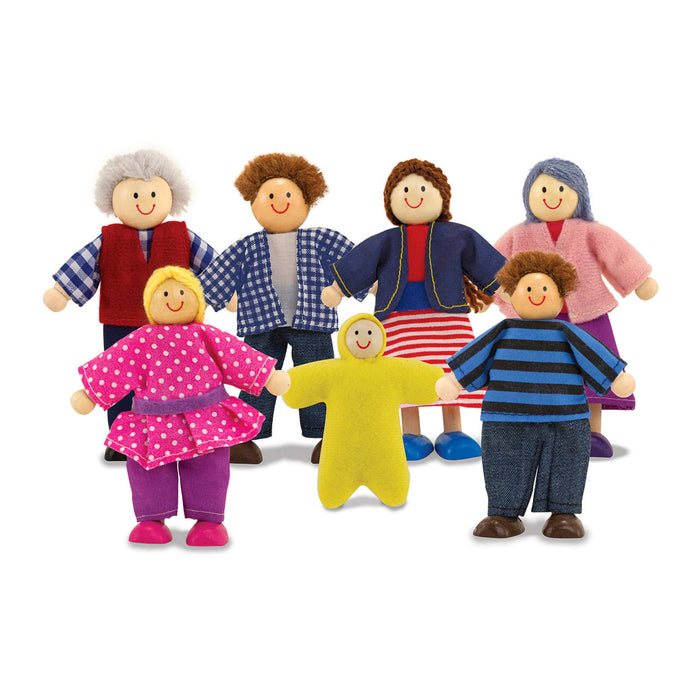 Wooden Doll Family Q8