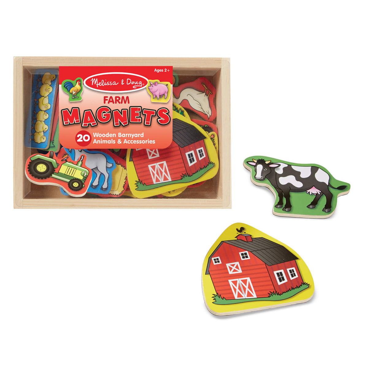 Wooden Farm Magnets G9
