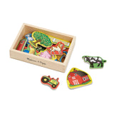 Wooden Farm Magnets G9