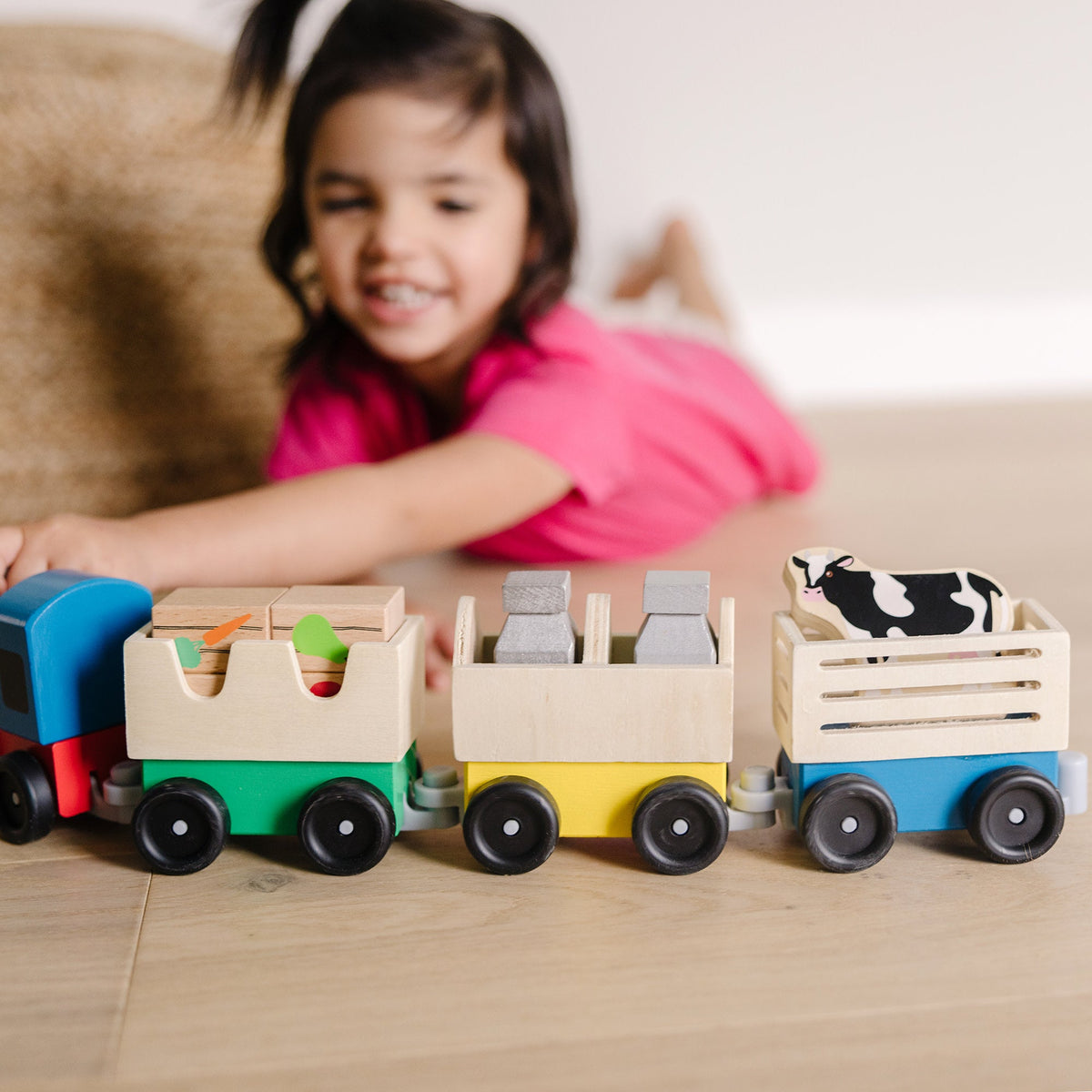 Wooden Farm Train H3