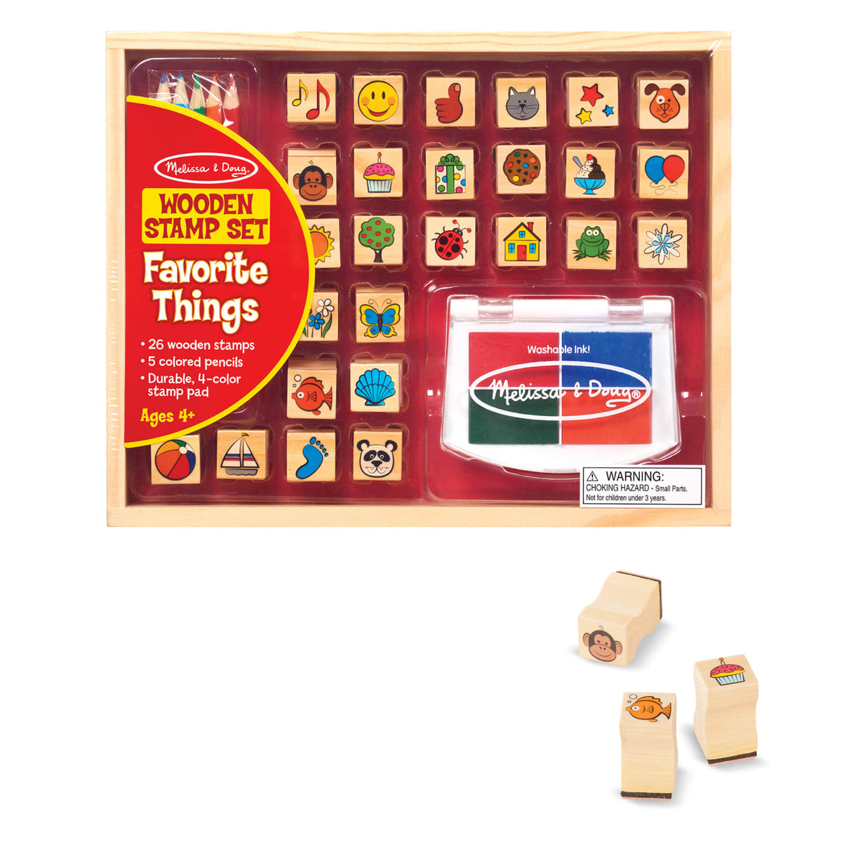 Wooden Favorite Things Stamp Set O8