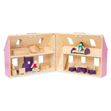 Wooden Fold & Go Dollhouse P6
