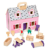 Wooden Fold & Go Dollhouse U4