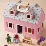 Wooden Fold & Go Dollhouse U4