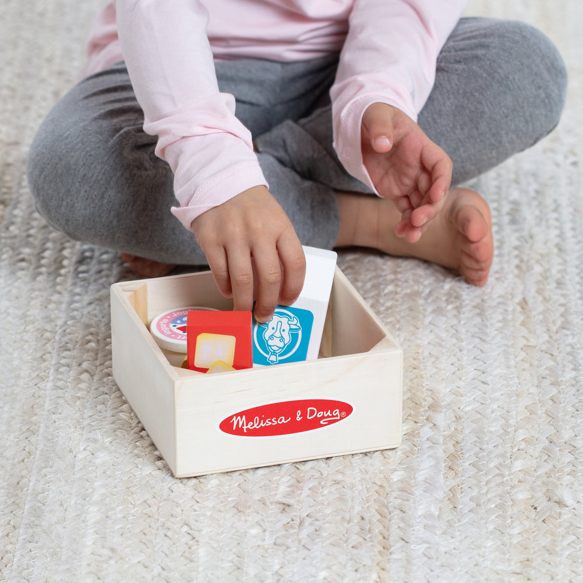 Wooden Food Groups Play Set – Dairy P3