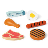 Wooden Food Groups Play Set – Protein F8