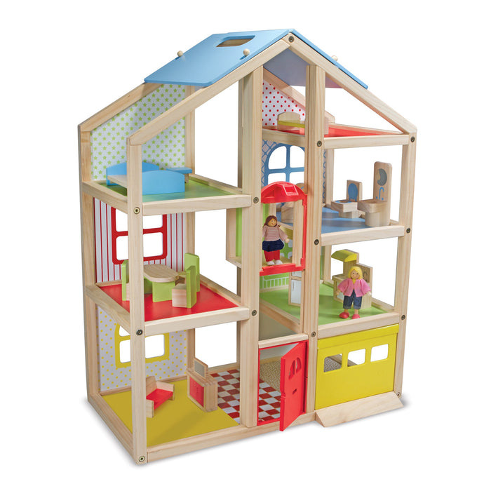 Wooden Hi-Rise Dollhouse U2