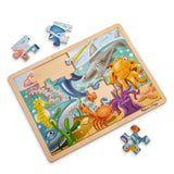 Wooden Jigsaw Puzzle - Under the Sea - 24 Pieces G0