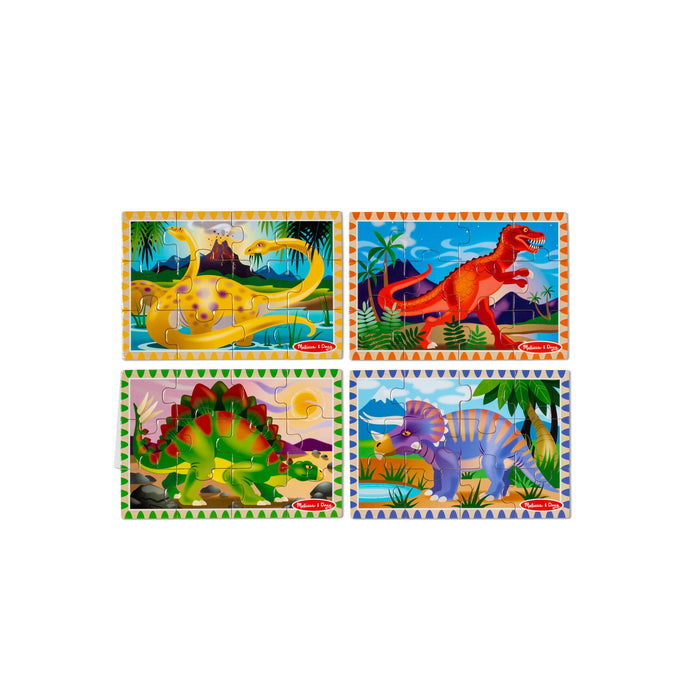 Wooden Jigsaw Puzzles in a Box - Dinosaurs J6