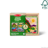 Wooden Jigsaw Puzzles in a Box - Dinosaurs J6