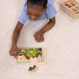 Wooden Jigsaw Puzzles in a Box - Dinosaurs J6