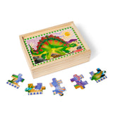 Wooden Jigsaw Puzzles in a Box - Dinosaurs J6