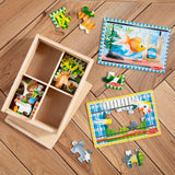Wooden Jigsaw Puzzles in a Box - Pets O2