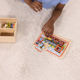 Wooden Jigsaw Puzzles in a Box - Vehicles A0