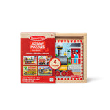 Wooden Jigsaw Puzzles in a Box - Vehicles X5