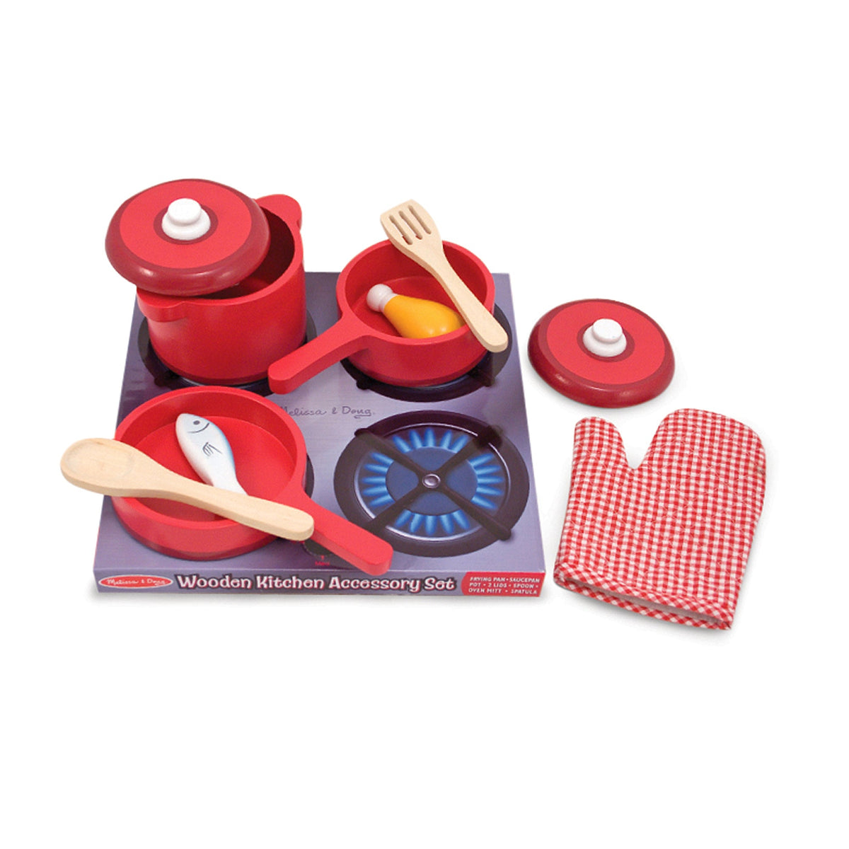 Wooden Kitchen Accessory Play Set W0