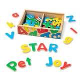 Wooden Letter Alphabet Magnets O2