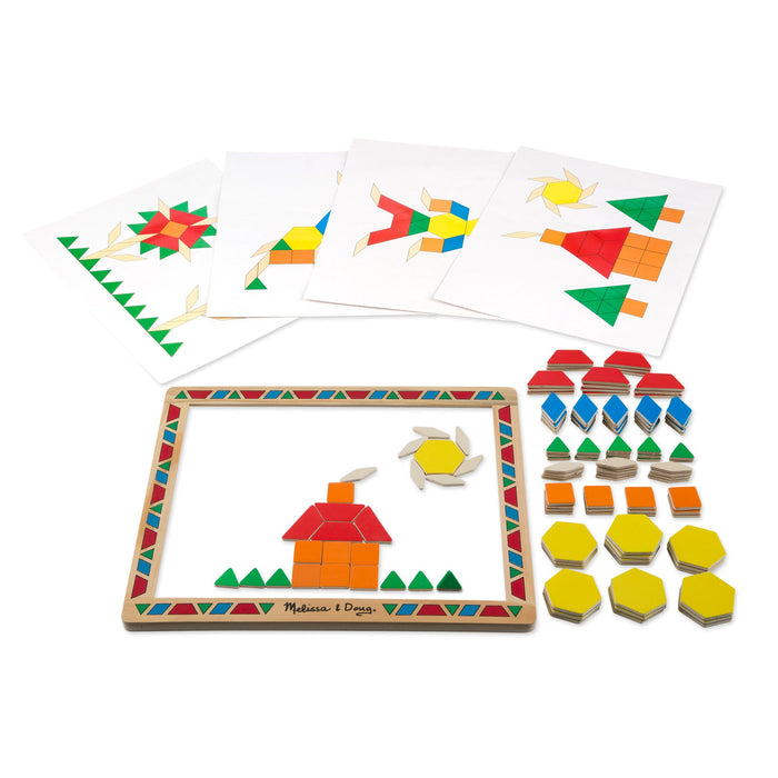 Wooden Magnetic Pattern Block Kit V8