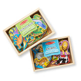 Wooden Magnets Bundle - Animals and Dinosaurs C4
