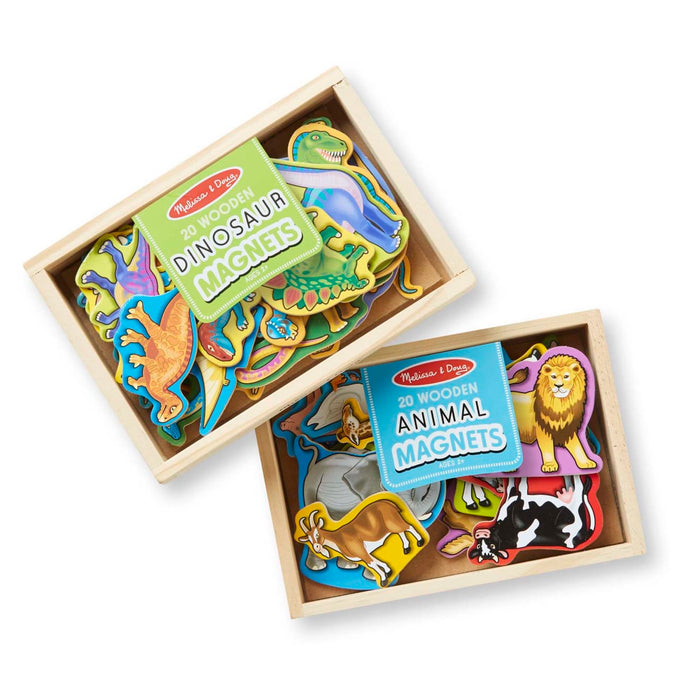 Wooden Magnets Bundle - Animals and Dinosaurs C4