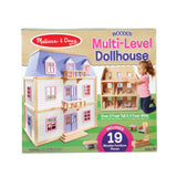 Wooden Multi-Level Dollhouse T7
