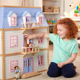 Wooden Multi-Level Dollhouse T7