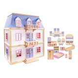 Wooden Multi-Level Dollhouse T7