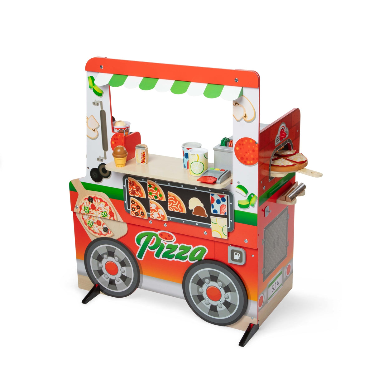 Wooden Pizza Food Truck Activity Center Z5