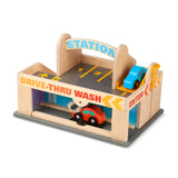 Wooden Service Station Parking Garage M4