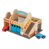 Wooden Service Station Parking Garage M4
