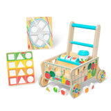 Wooden Shape Sorting Grocery Cart N6