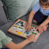 Wooden Sound Puzzle 2-Pack – Farm Animals, Vehicles J6