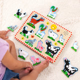 Wooden Sound Puzzle 2-Pack – Farm Animals, Vehicles J6