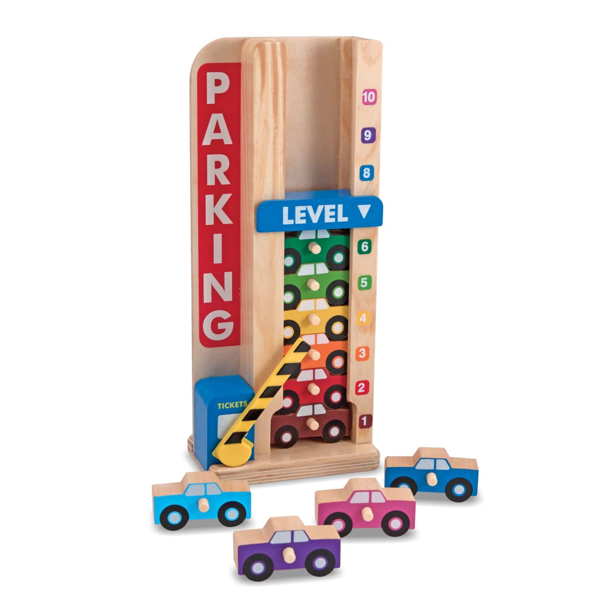 Wooden Stack & Count Parking Garage S5