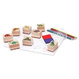 Wooden Stamp Set - Dinosaurs O0