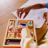 Wooden Stamp Set - Dinosaurs O0